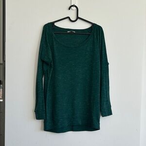 Aritzia TNA Deep Teal Long Sleeve Tunic Size XS